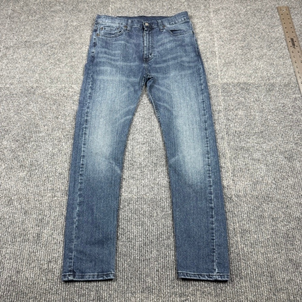 Levis 510 Skinny Fit Jeans Mens 33x32 Medium Wash Blue Denim 05510-0762